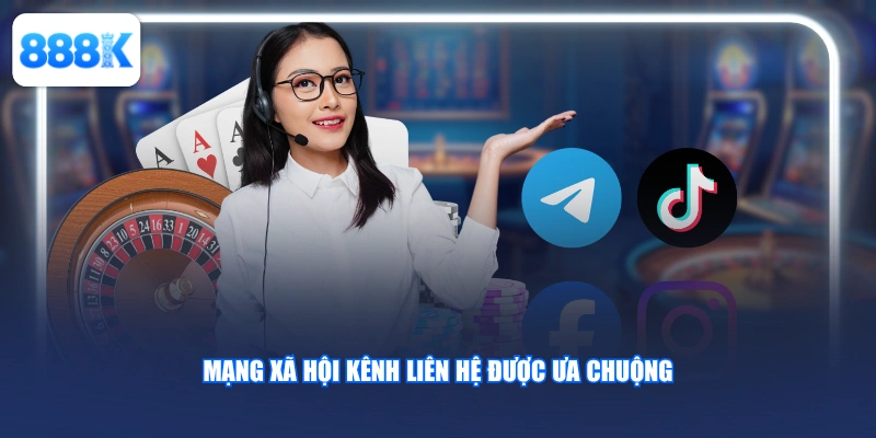 Mạng xã hội kênh liên hệ được ưa chuộng